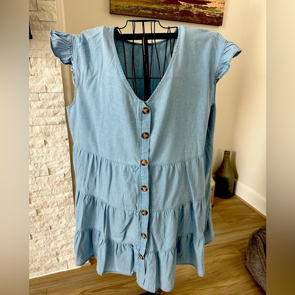 Lily Rose Jean Dress XL